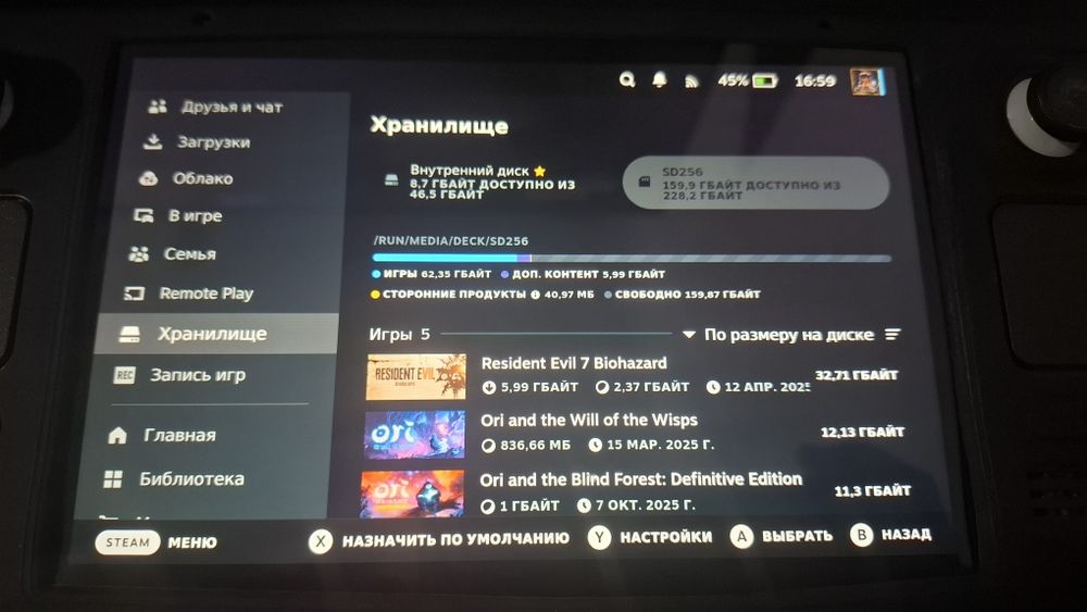 Продаётся Steam Deck LCD