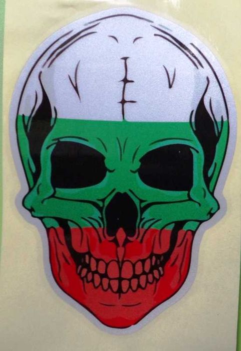 Стикери SpitFire BG Skull GTA ROCK комплект 50 бр