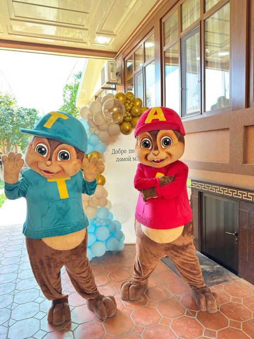 ayiq,mikki maus,teddyla raddom va tug'ilgan kun uchun