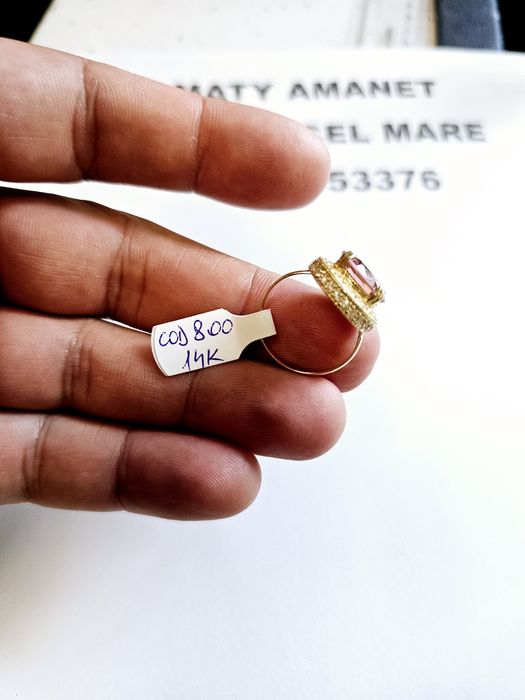 Vand inel dama din aur 14 k 7.51 g cod 800