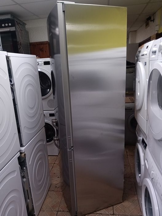 Иноксов комбиниран хладилник с фризер Миеле Miele с 2 год. ГАРАНЦИЯ!