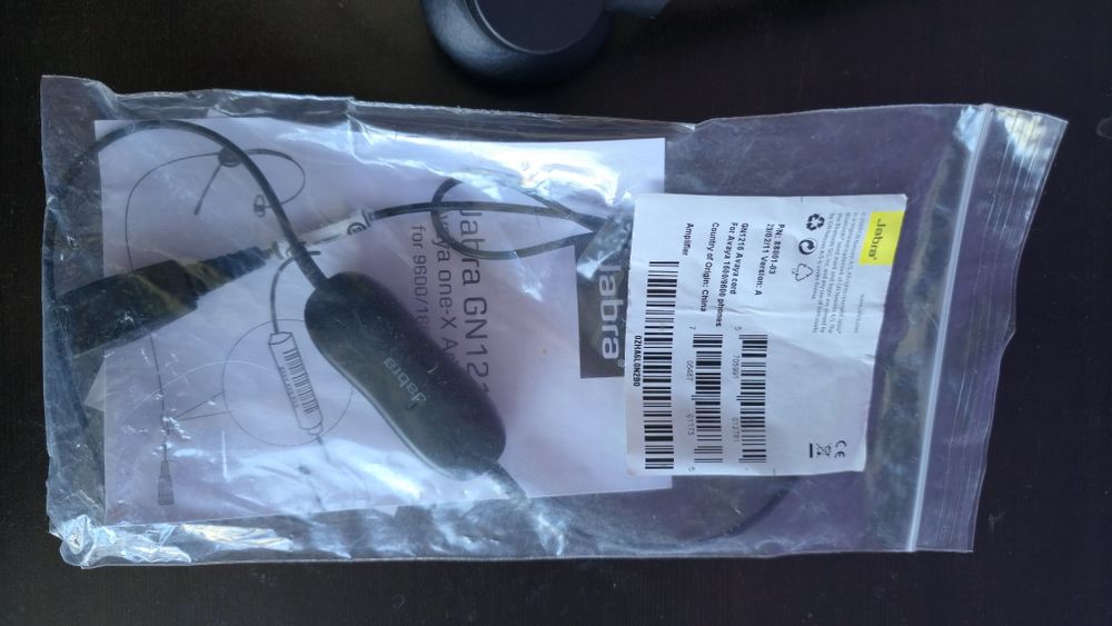 Слушалки Jabra BIZ 2300 QD Duo + кабел Jabra avaya
