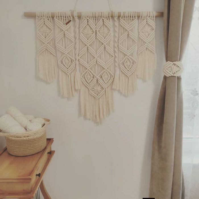 Макраме пано за стена