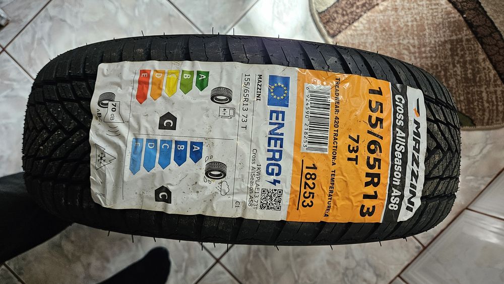 Anvelope 155/65R13 all season set nou