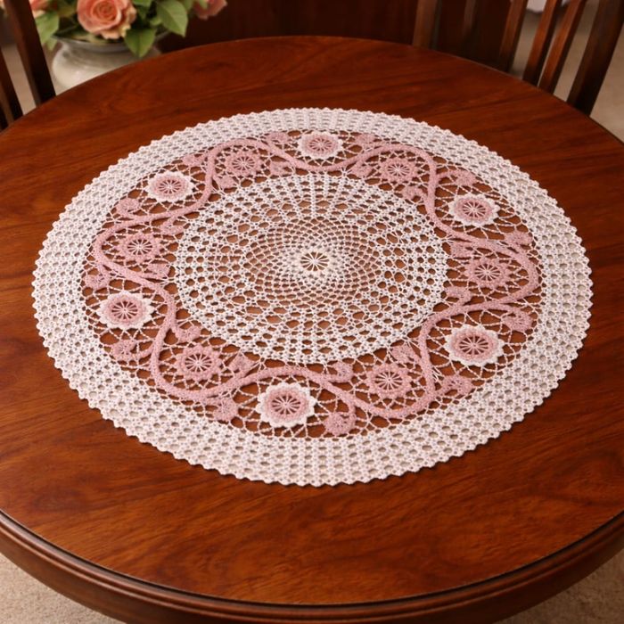 Скатерть. Ручная работа