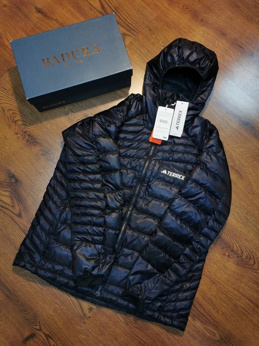 Geacă puffer Adidas Terrex damă L – neagră, iarnă, călduroasă, sport &