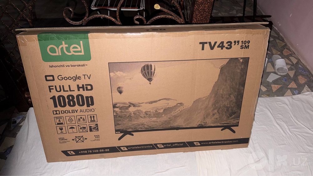 Artel 43” FullHD yangi televizor sotiladi