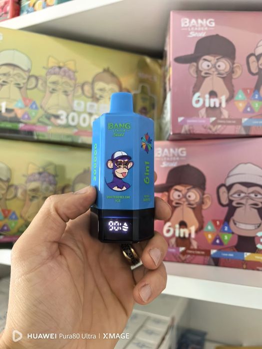 Vape 300.000 Puffs 6 Arome Reincarcabil Display Abur Mult