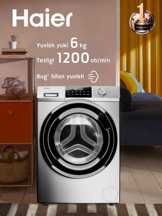 Haier Kir yuvish mashinasi Yangi