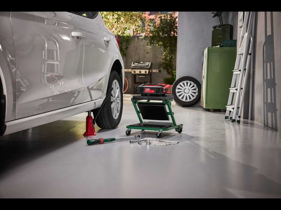 Scaun Service Auto Reparatii Auto 2in1 Placa cu roti reparatii auto și service