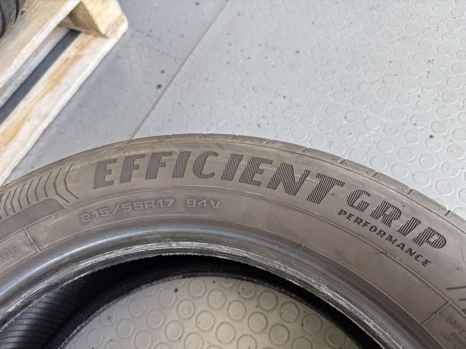 4бр. ОТЛИЧНИ Летни Гуми С Борд 215/55R/17 -GOODYEAR- DOT:1020- 6.6мм.+5.3мм. *120€ за 4бр.*