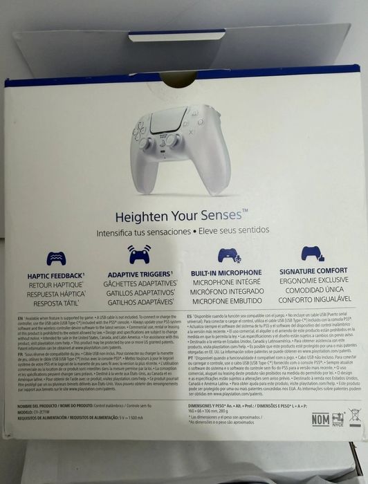 PS5 джойстик Chroma Pearl чисто нов, уникален цвят