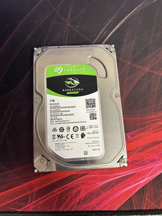 HDD 1tb  и SSD 120 gb