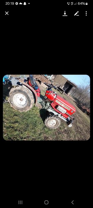 Vând tractoraș japonez yanmar 14 cp 4×4 sau schimb cu  tractoe u 445!