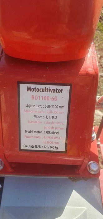 Motocultor Rotakt + Remorcă Rotakt