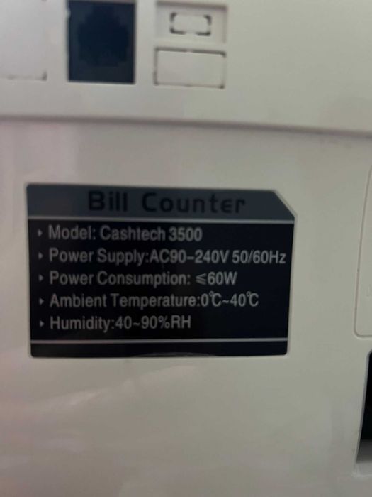 Cashtech 3500 UV/MG maşină de numărat bani