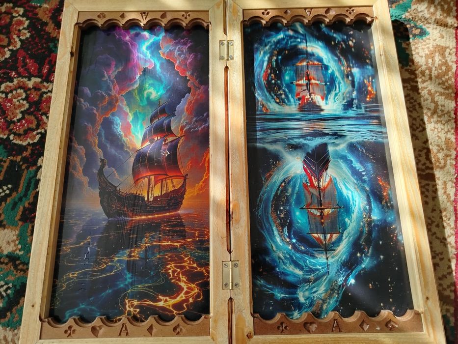 Продам нарды из чистого дерева