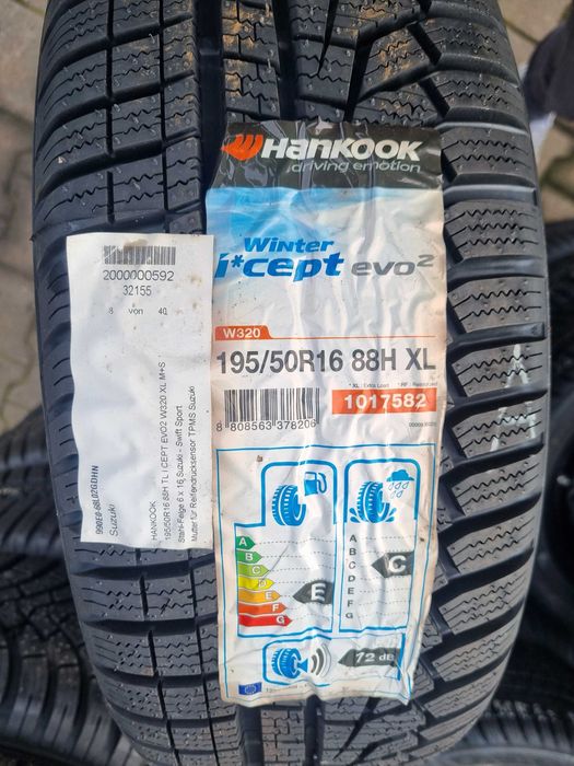 Jante Suzuki Swift Toyota Hyundai Kia anvelope iarna Hankook 195 50 16