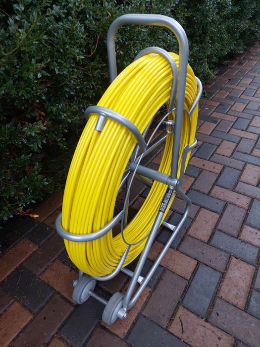 200m Tragator cabluri 8mm  sonda tras cablu  electric fibra optica