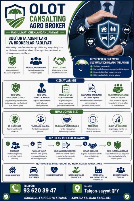 agentlari va brokerlik xizmatlari