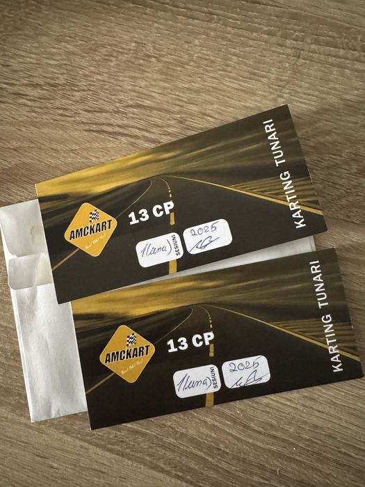 2 bilete AMKART Tunari