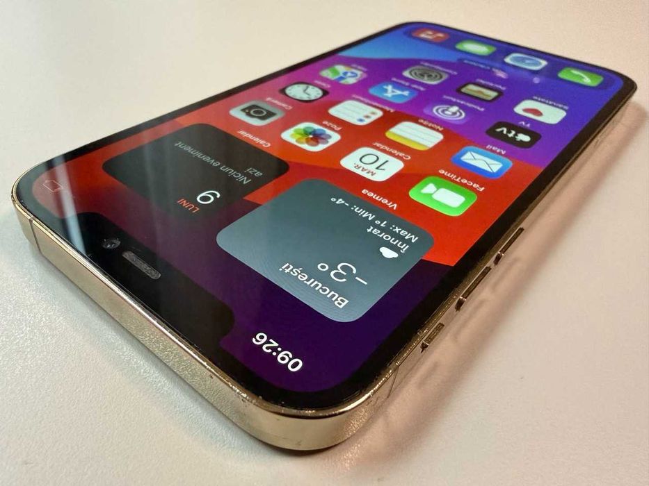  Apple / iPhone 12 Pro 128 Gb / Gold / 100% Acumulatorul