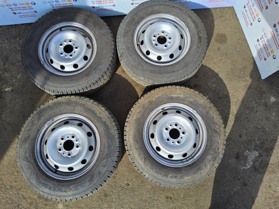 Jante cu anvelope Fiat Ducato Peugeot Boxer Citroen Jumper r15c 215/70/r15c jante cu cauciucuri