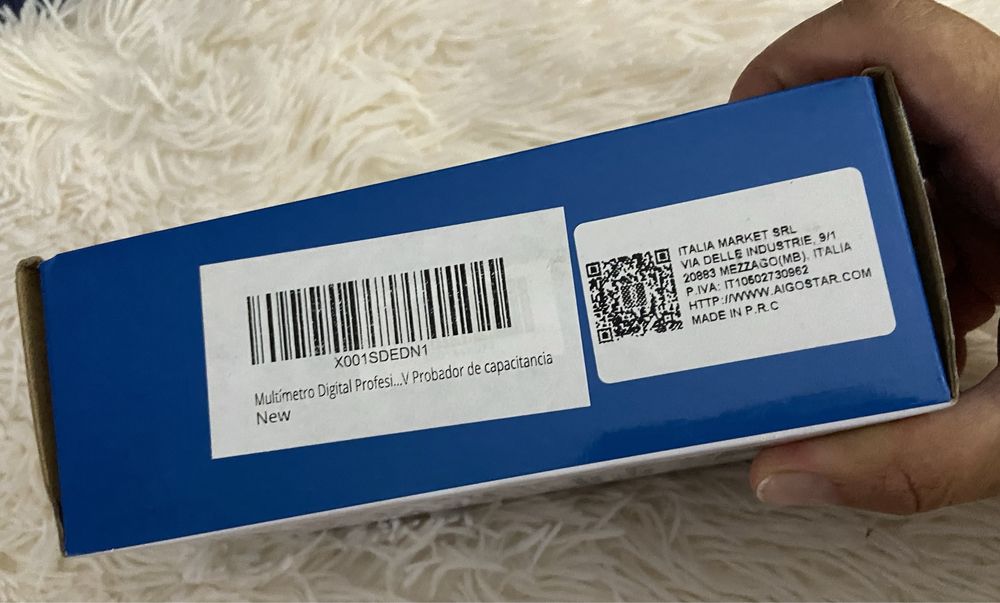 Tester electric multimetru digital măsoară tensiunea AC și DC