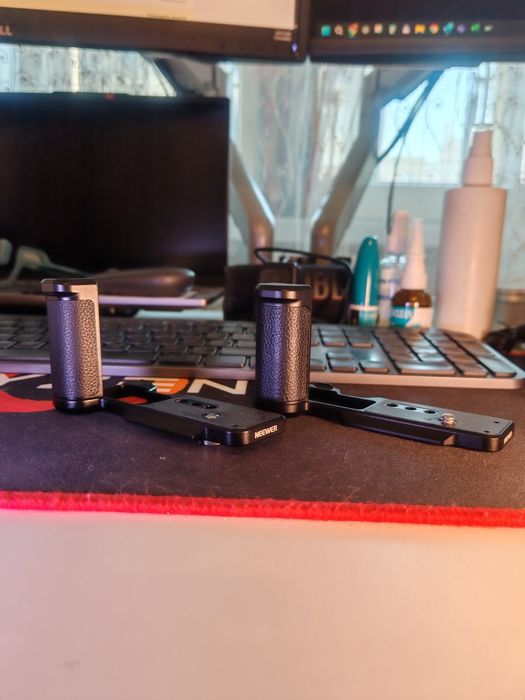 Grip L bracket NEEWER Sony ZV-1F ZV-1 II Metal grip piele filet 1/4"