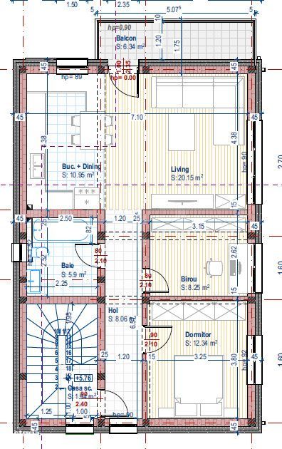 Apartamen 3 camere, 66mp, parcare, zona Avram Iancu