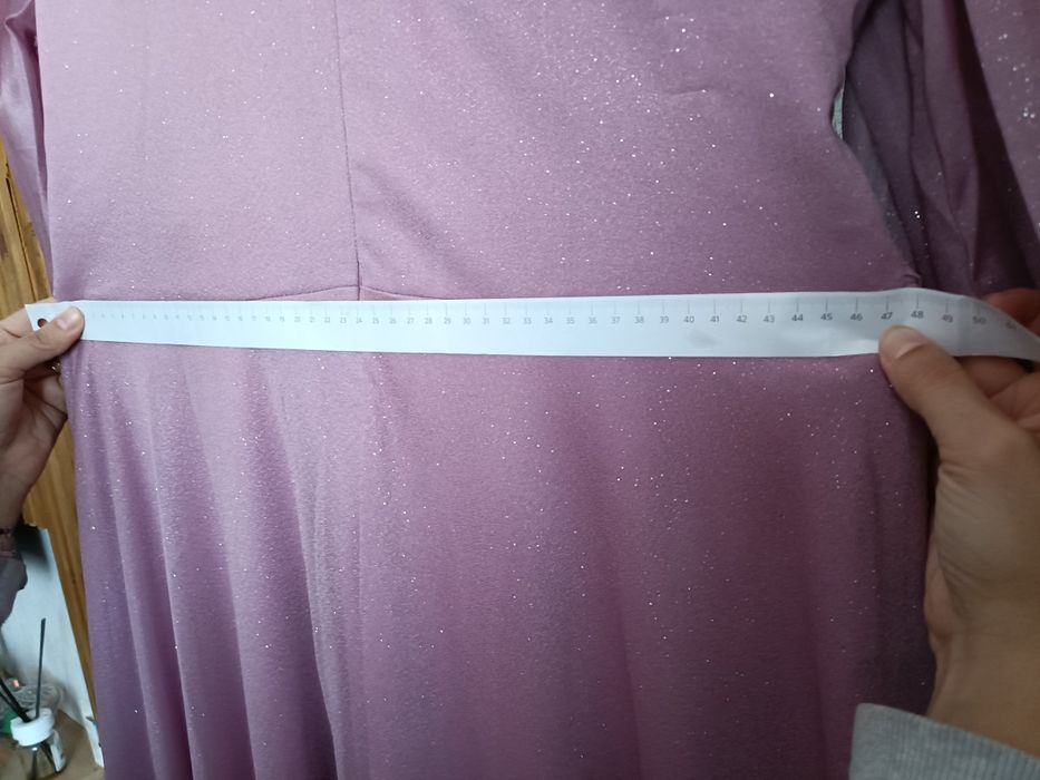 Rochie eleganta roz pudra