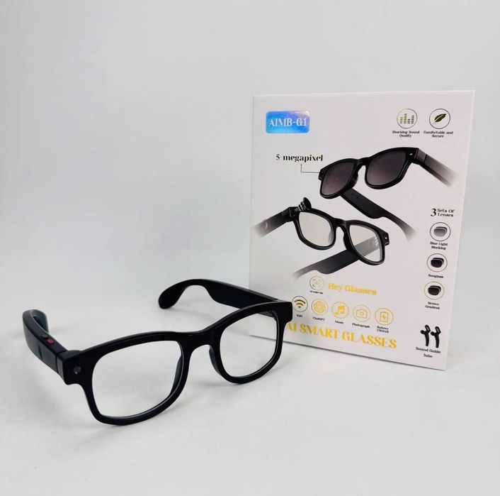 AI SMART glasses model: AIMB-G1.    Умные очки с искусственным интелле