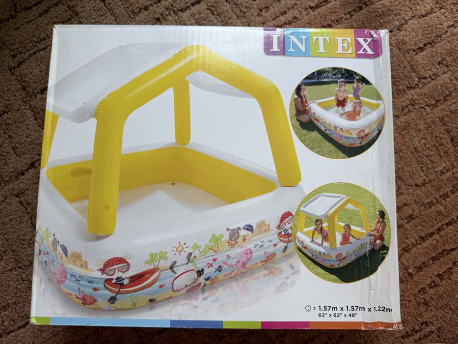 Бассейн надувной Intex, 157x157x1.22 см