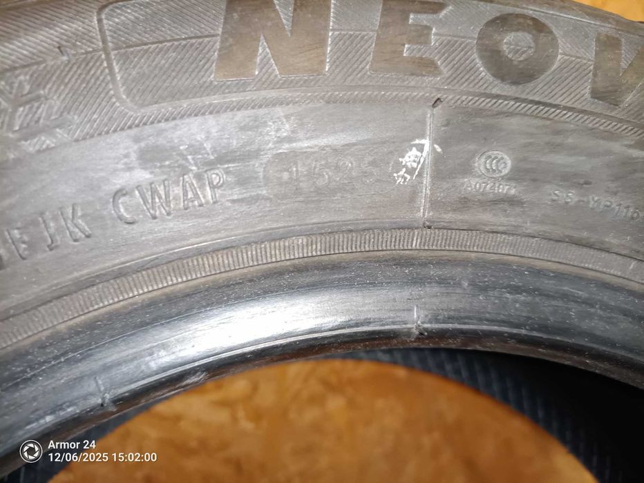 Set 4 anvelope iarnă NEOLIN 185/60 R14 M+S – aproape noi – DOT 2025