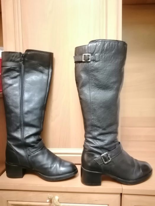 Cizme înalte piele naturală