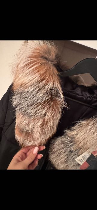 Geacă cu blană naturală