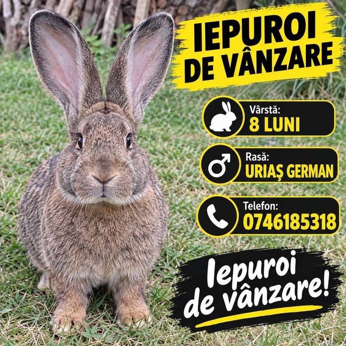 Vand iepuri Uriaș German