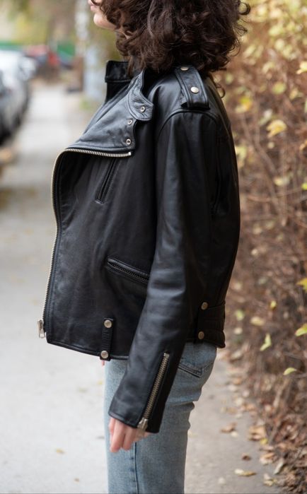 Geaca captusita din piele