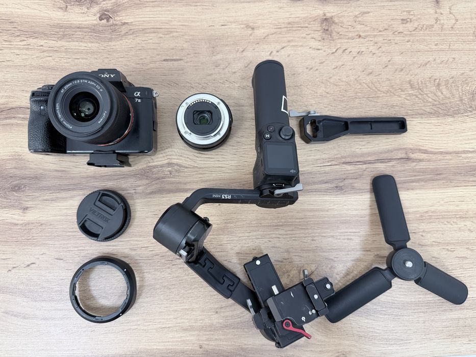 Soni A7 iii камера + viltrox 28mm + DJI RS 3 Mini