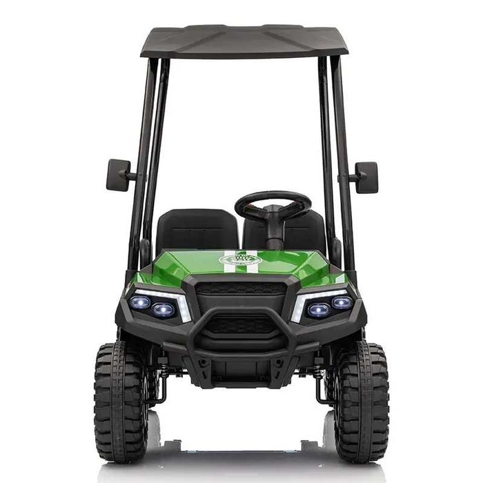 UTV electric pentru 4 copii, Kinderauto Golf-Kart 4x55W 12V cu roti moi, verde