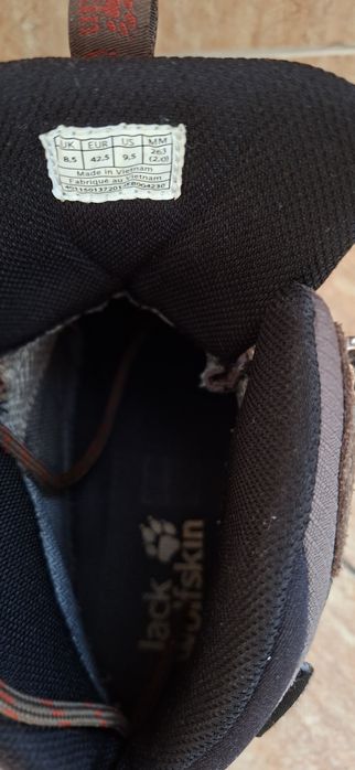 Ghete trekking ,Jack Wolfskin 42.5