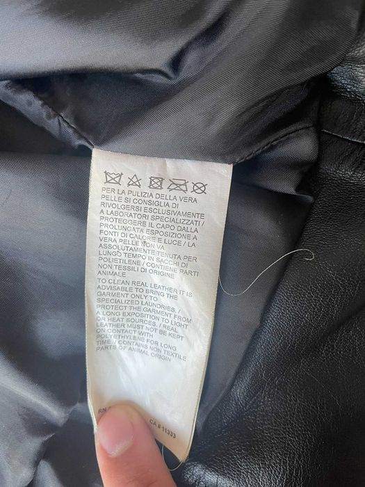 Оригинално кожено яке PINKO Sensibile – 100% агнешка кожа, IT 42