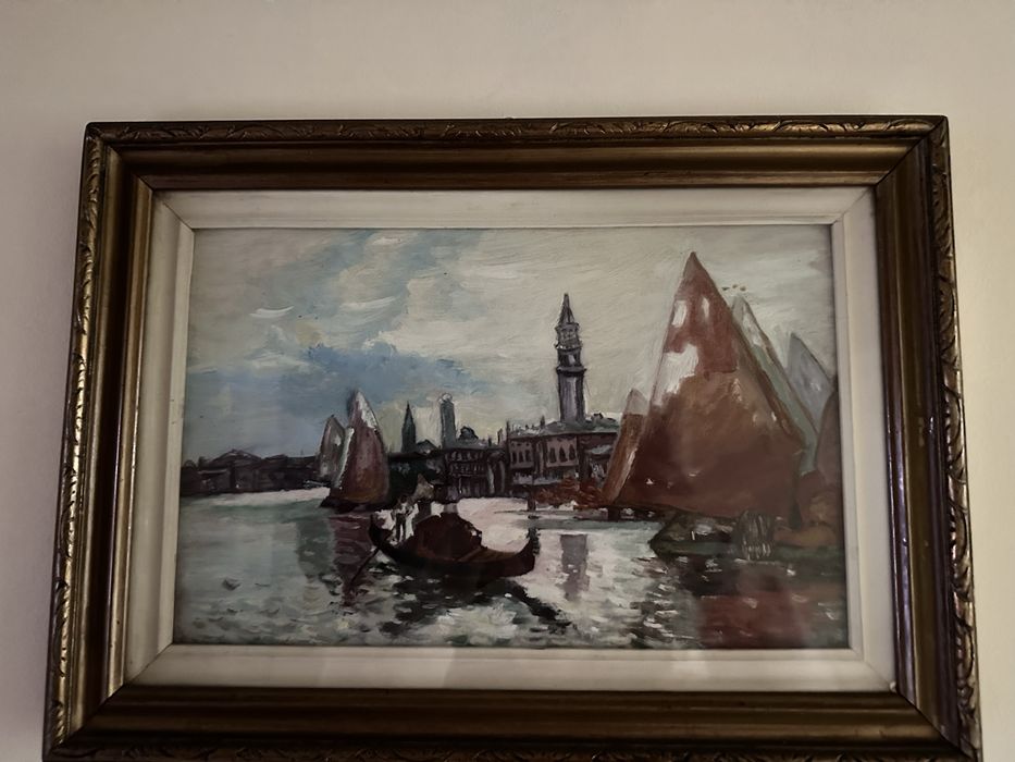 Tablou Pictat manual- vintage