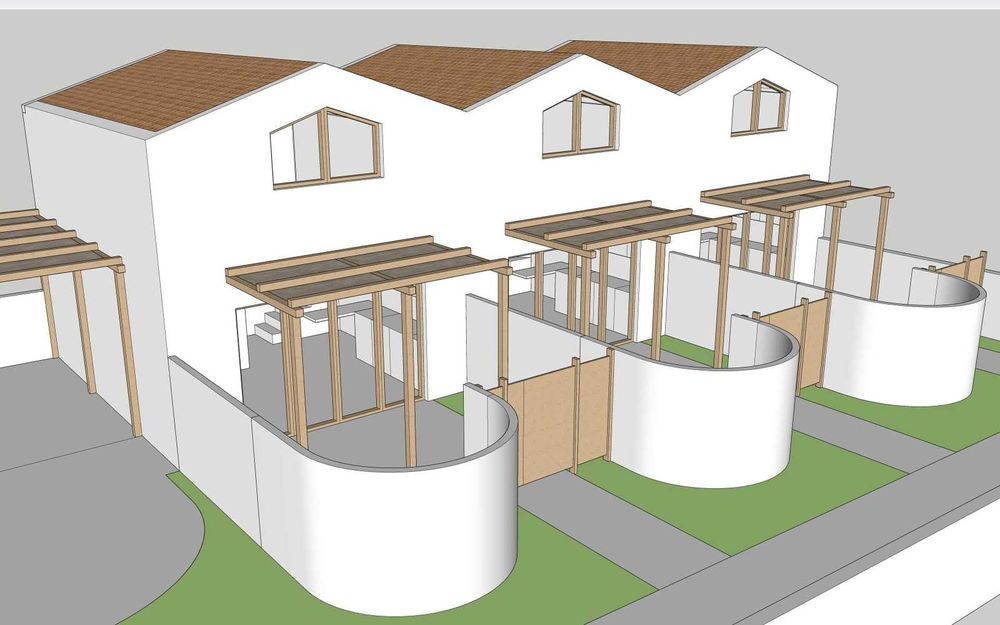 Строеж за инвестиционна къща с 3 студия  в Неа Врасна, Гърция