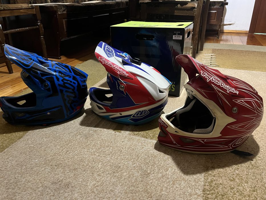 Каски Troy Lee Designs D3 и Shot Furious