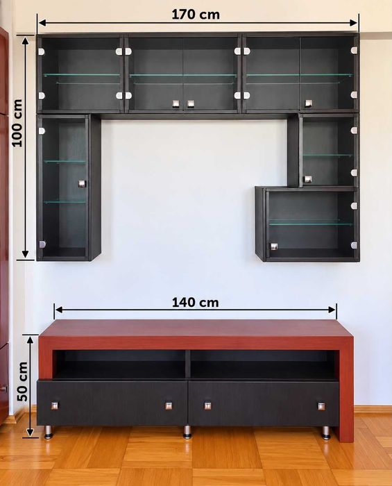 3 corpuri mobilier living second hand