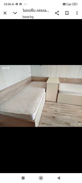 Ъглови легла с матраци