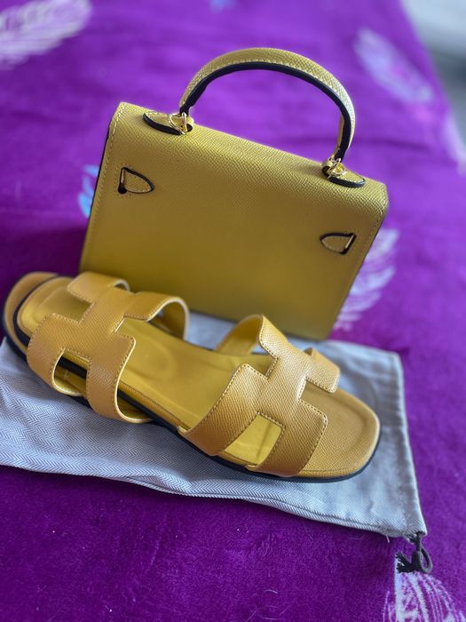 Set geanta si papuci Hermes