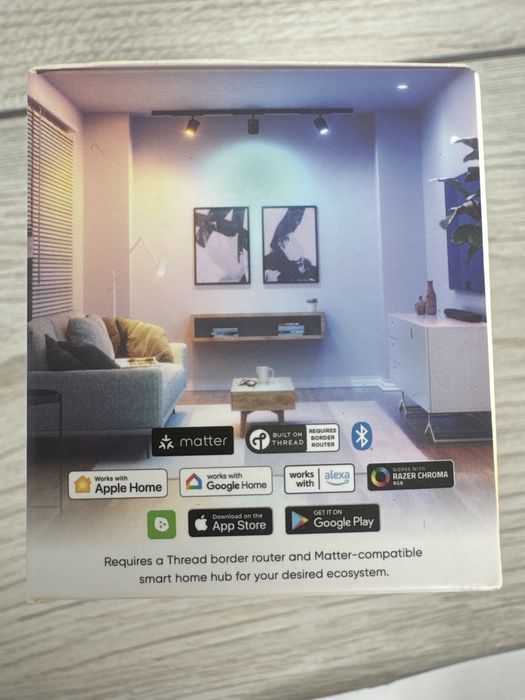 Set 3 becuri Nanoleaf  GU10 - Matter - Spot