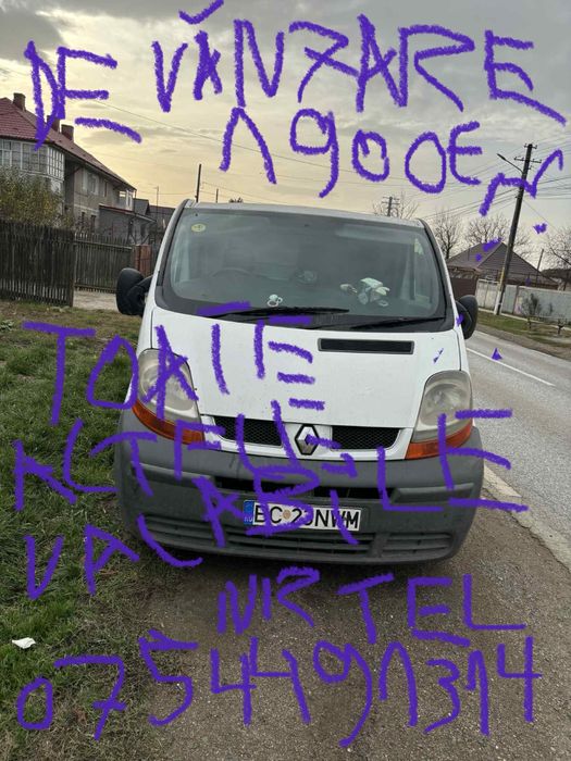 Vand vam   1.9  2006 renault trafic volan dreapta
